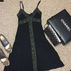 Black evening dress